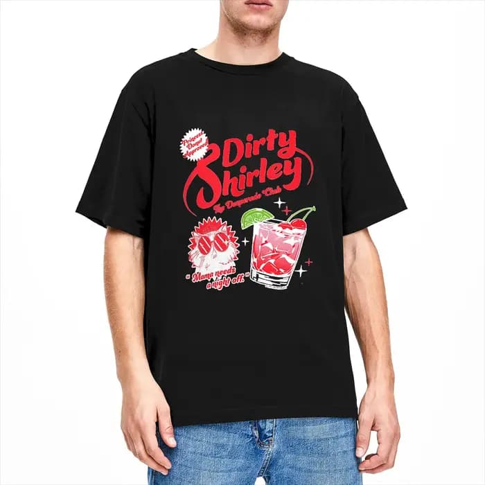DCC Dirty Shirley Desperado Club Ad with Princess Donut T-shirt en coton pour hommes