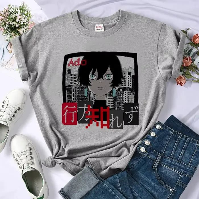 Ado t-shirts femmes anime t-shirt femme anime y2k streetwear vêtements