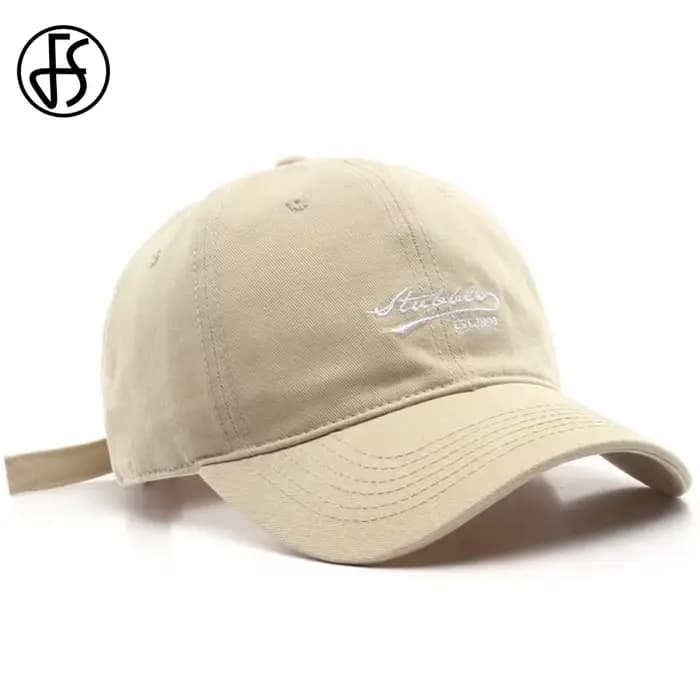 Casquette de baseball beige FS pour hommes