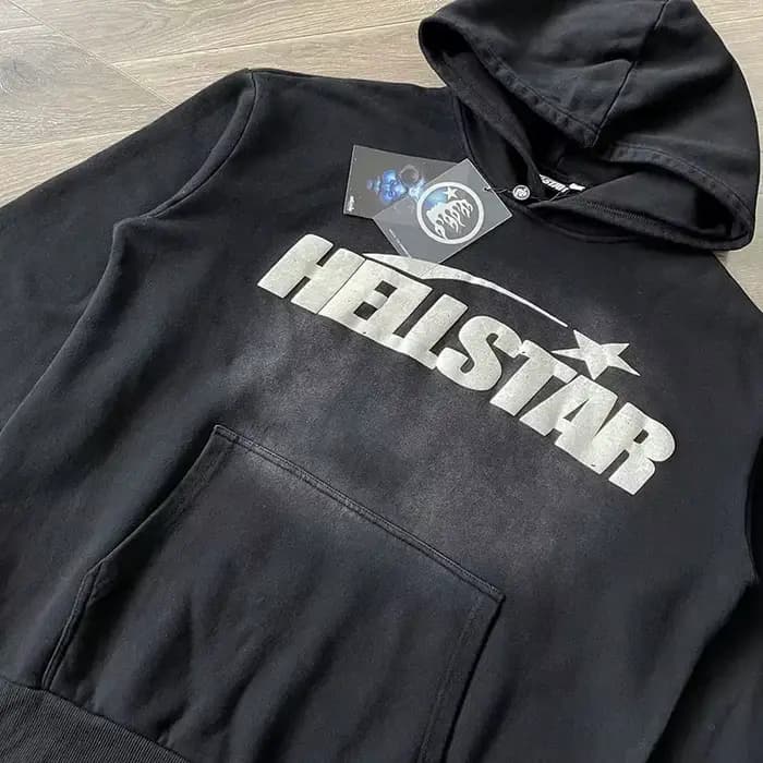 Sweat à capuche HS Uniform Big Logo Wash Water Heavy Industry