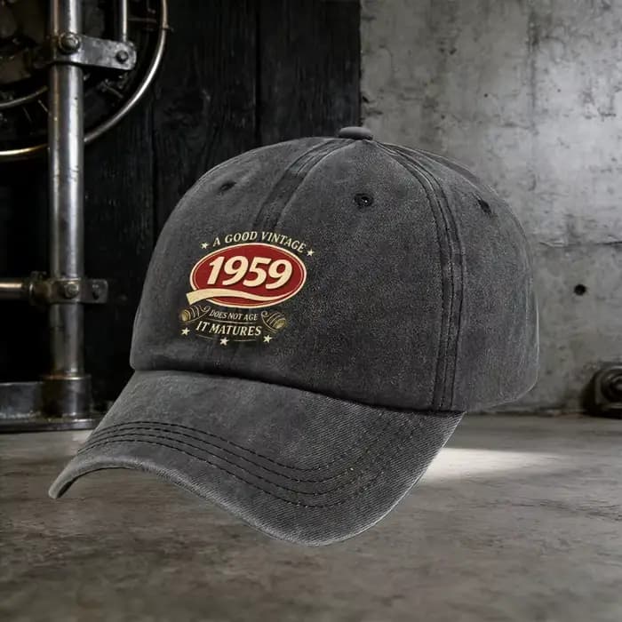 Une casquette effet délavé
