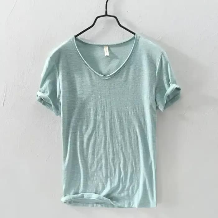 T-Shirt rétro à bords bruts pour hommes
