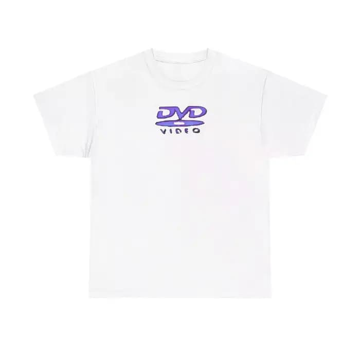 Nouveau T-shirt DVD 2026 – Imprimés lettres DVD et vidéo rétro pour homme