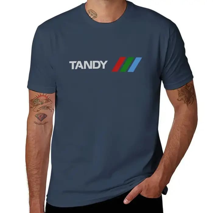 Tandy Grow-T-Shirt Surdimensionné pour Homme, Vêtement Vintage, Graphique, Scopique