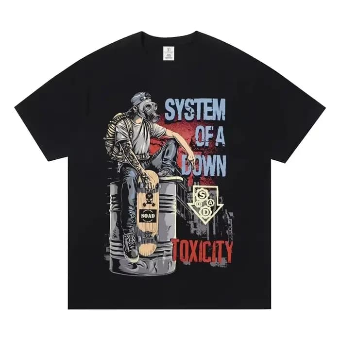 T-shirt à manches courtes du groupe System of A Down