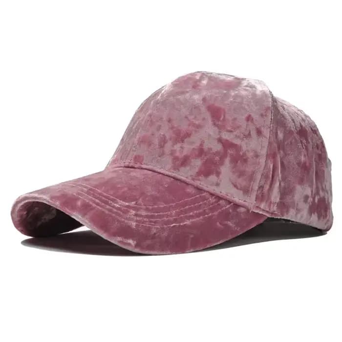 Casquette de Baseball unisexe en velours doré