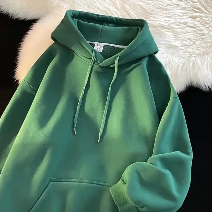 Hip-Hop hommes femmes vert foncé sweat à capuche haute rue