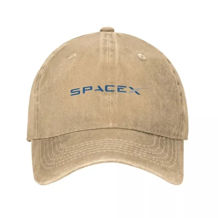 Casquette de Baseball Vintage avec Logo de SpaceX Space X