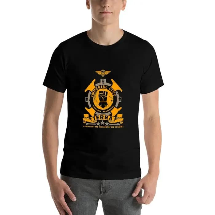 T-shirt graphique Imperial Fist Terra pour hommes