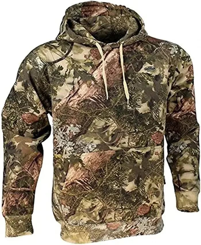 Sweat à capuche graphique camouflage chasse de cerf pour hommes