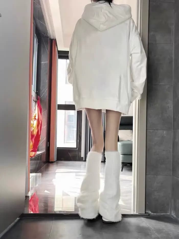 Sweat à capuche mignon vêtements pour femmes Sherpa lettrage abstrait