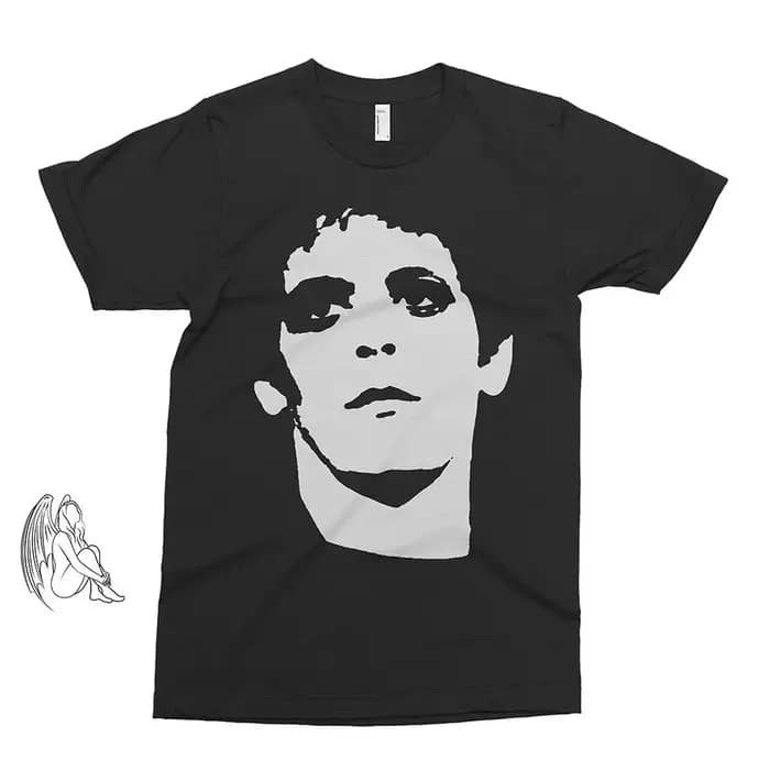 T-shirt Lou Reed, Tee, Velvet Underground, Punk, Musique, Rock, The Killers, The Clash, Warhol Geniu