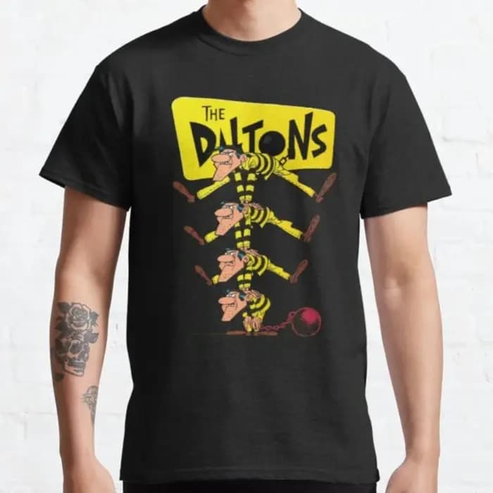 Lucky Luke Cartoon Daltons Tshirt