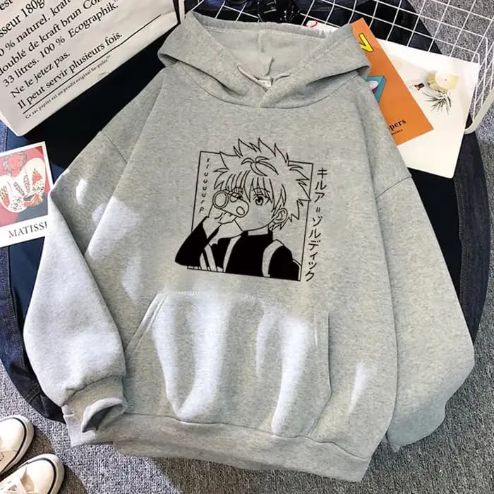Hunter X Hunter Anime sweat à capuche pour hommes femmes Kurapika Manga sweats polaire automne hiver gothique Harajuku pull à capuche