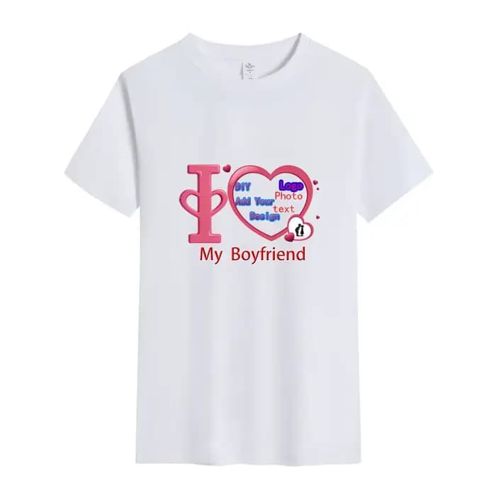 T-shirt DIY « I Love My Boyfriend Girlfriend » Hip Hop