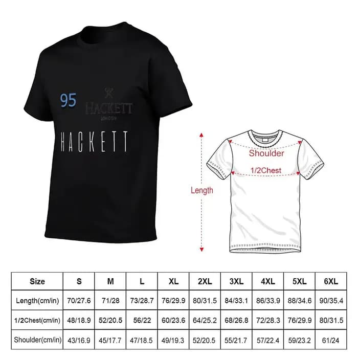 T-shirt surdimensionné Hackett London Anime pour hommes, t-shirts graphiques