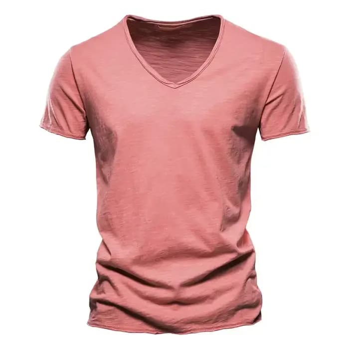 100% coton hommes T-shirt décontracté doux Fitness été mince T-shirts