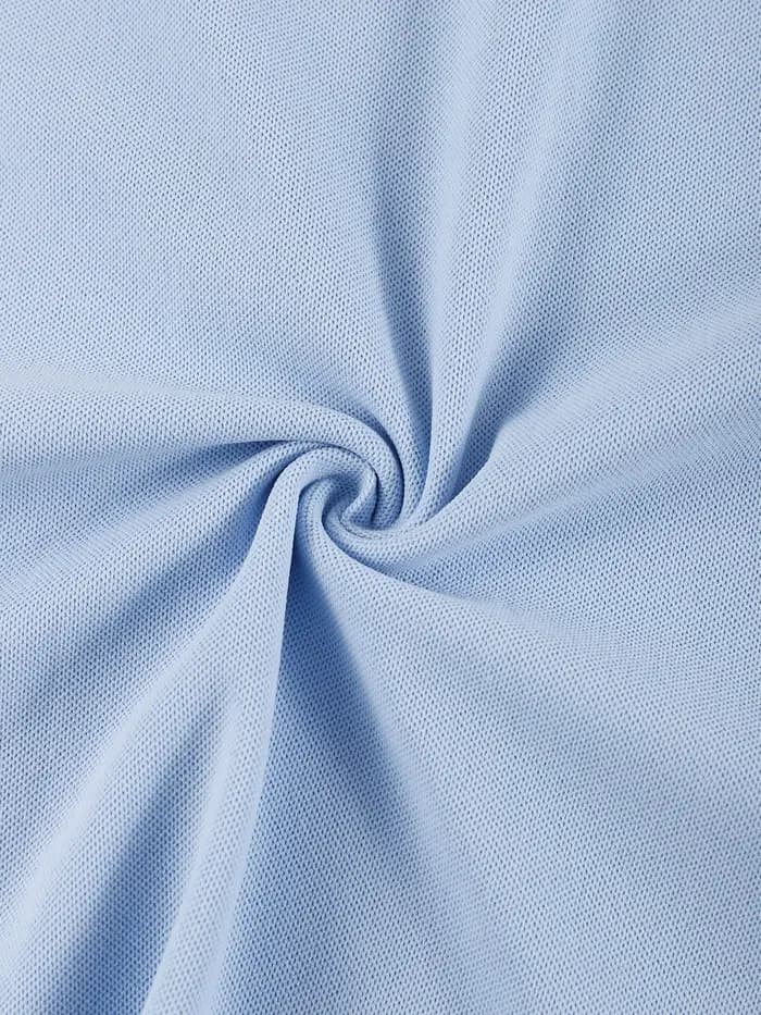 Polo basique à manches longues pour hommes