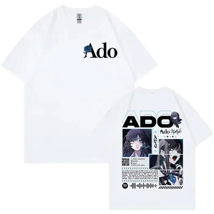 Chanteur Ado Hibana Tour du monde 2025 T-shirts graphiques mode Vintage à manches courtes