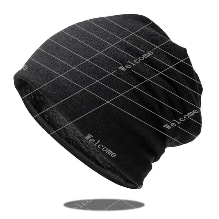Nouvelle casquette décontractée élastique et épaisse pour l'automne et l'hiver