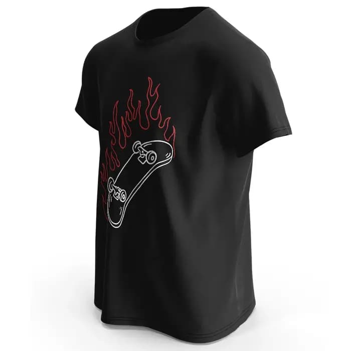 T-Shirt graphique pour les amateurs de skateboard pour hommes