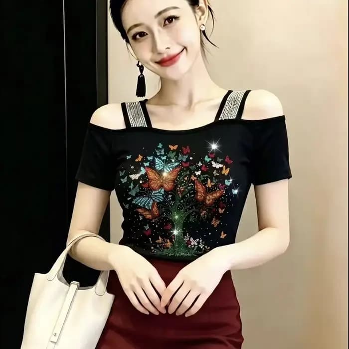 T-shirt d'été streetwear pour femme