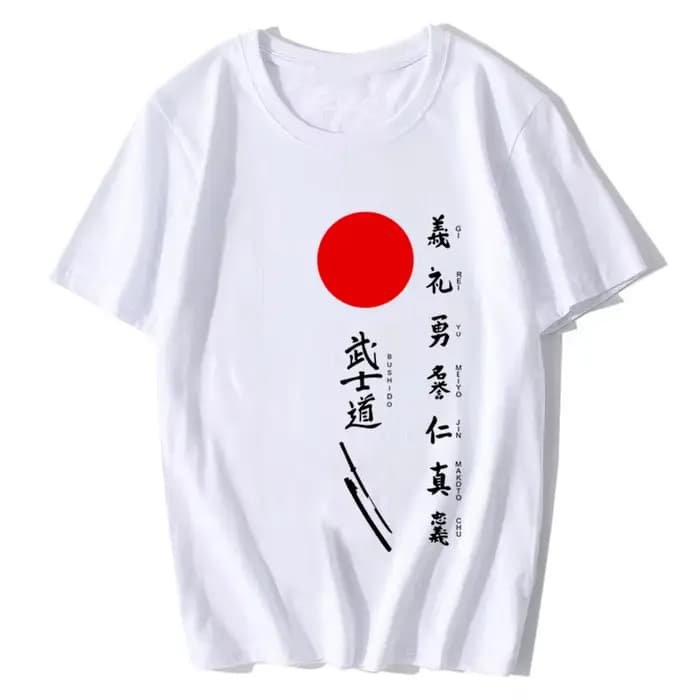 T-shirt samouraï japonais Oke ji pour hommes