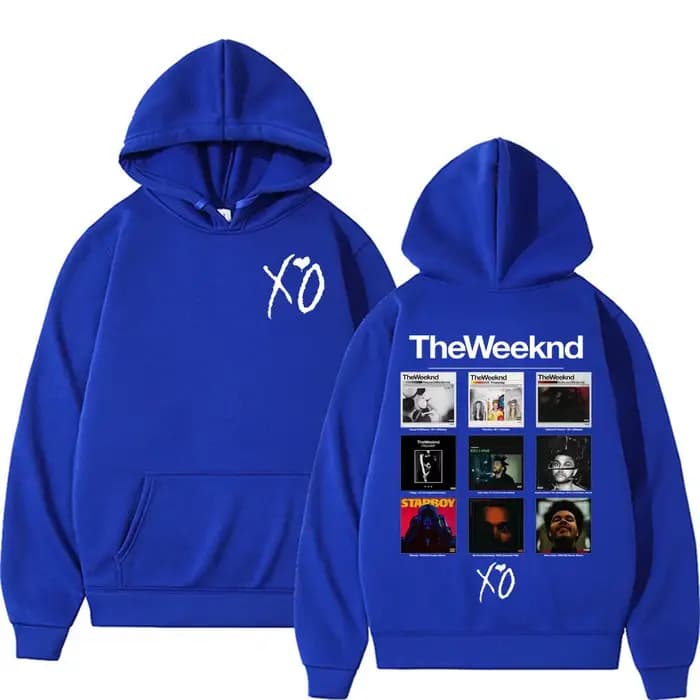 Sweat-shirt à capuche graphique The Weeknd pour homme et femme
