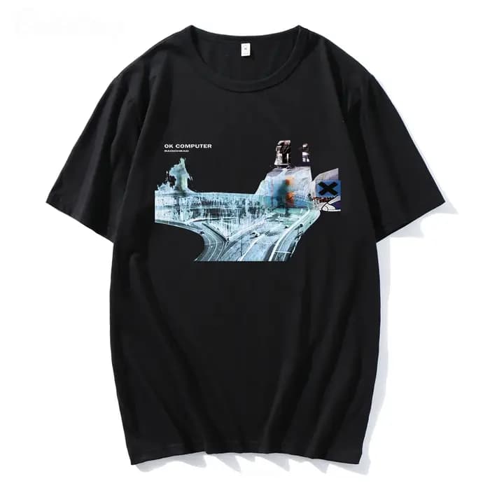 Radiohead-T-shirt Hip Hop pour hommes et femmes