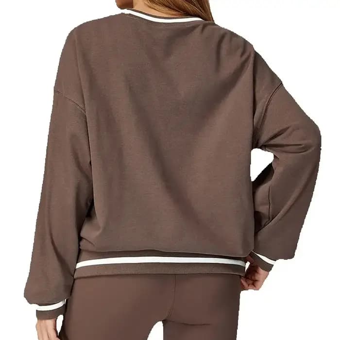 Sweat à capuche à manches longues pour femmes