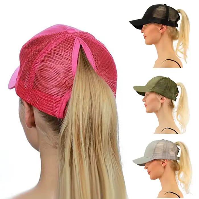 Casquette de Baseball queue de cheval haute pour femmes printemps été chapeau de soleil en cours d'exécution