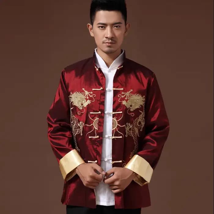 Veste à manches longues imprimée Phoenix pour hommes