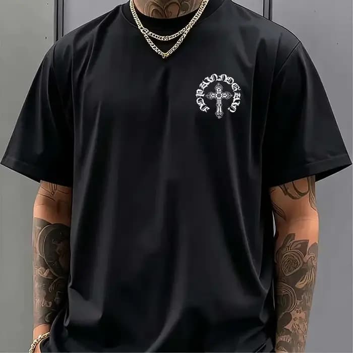 T-shirt pour homme à imprimé graphique rétro