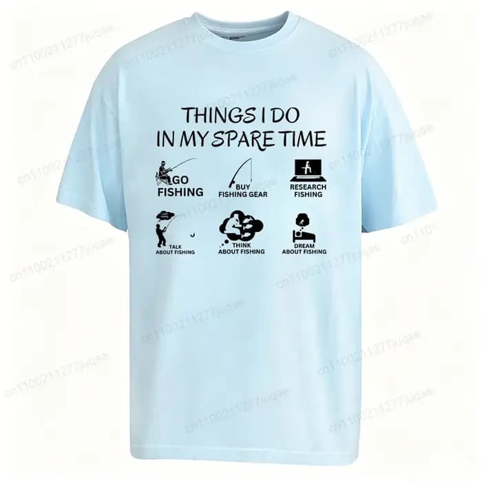 T-shirts d'été à manches courtes avec imprimé pêche amusant pour femmes et garçons
