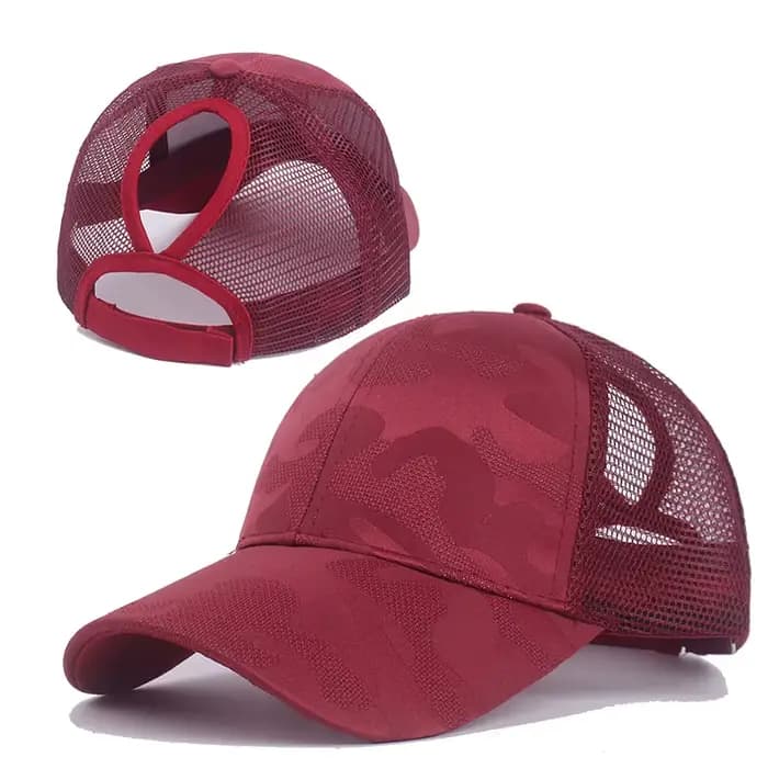 Chapeau de camionneur en maille de Camouflage pour femmes