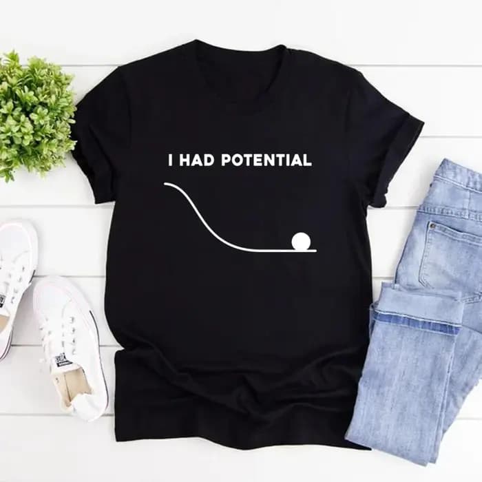 T-shirt I Had Potential Project Hail Mary Jazz Hands pour Hommes et Femmes, T-shirt Décontracté Insp