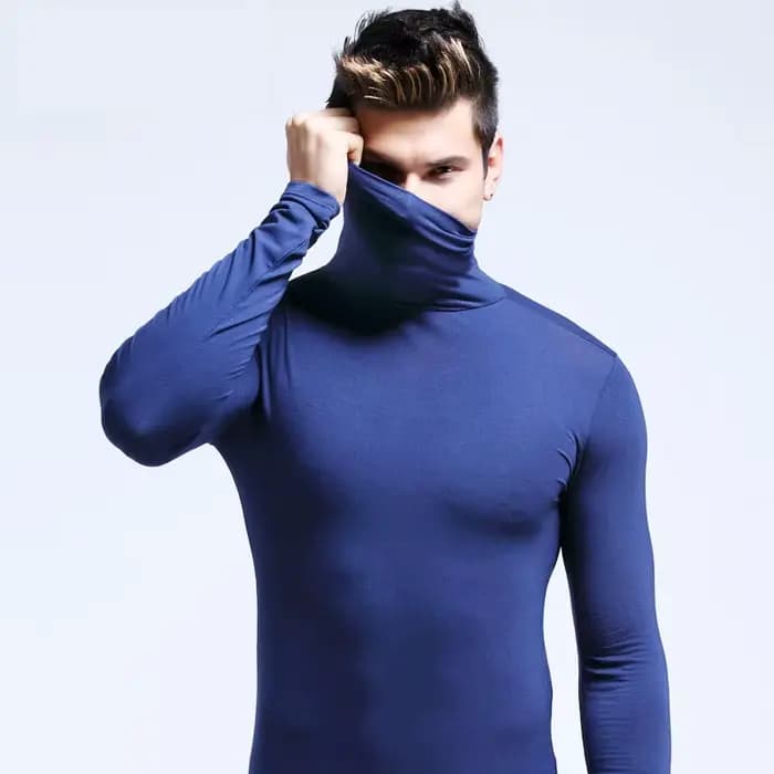 Sweat-shirt à col roulé pour hommes