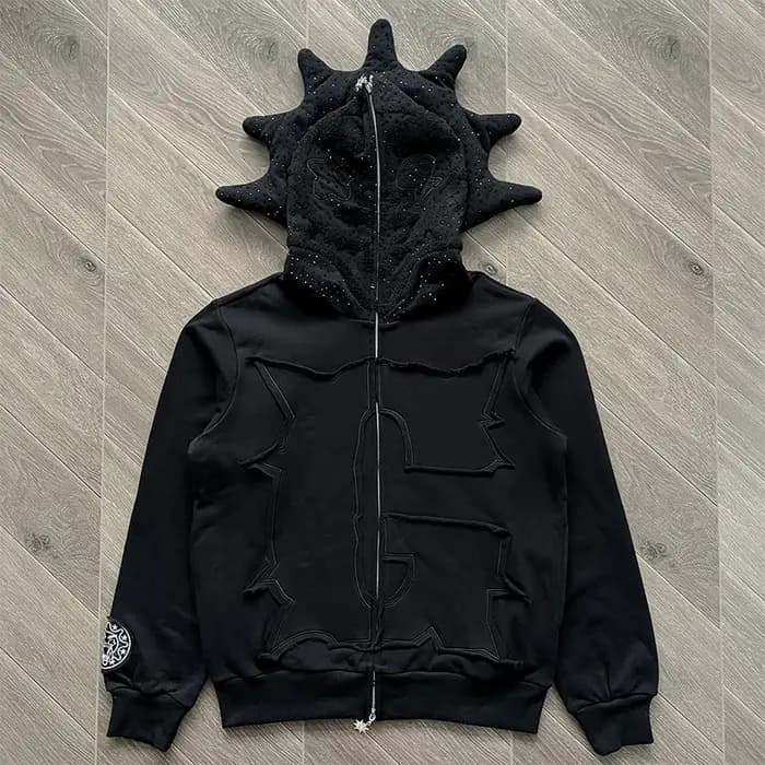 Glo Gang The Glory Sweat à capuche zippé complet brodé Hot Diamond Pull