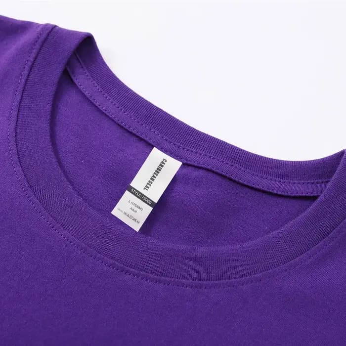 T-shirt décontracté à manches courtes pour hommes, 100% coton, t-shirts College à la mode, surdimens