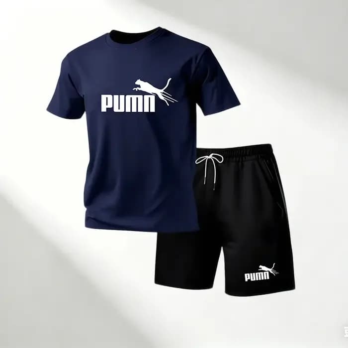 Offre Spéciale 2026 – Ensemble T-shirt et Short de Sport pour Homme