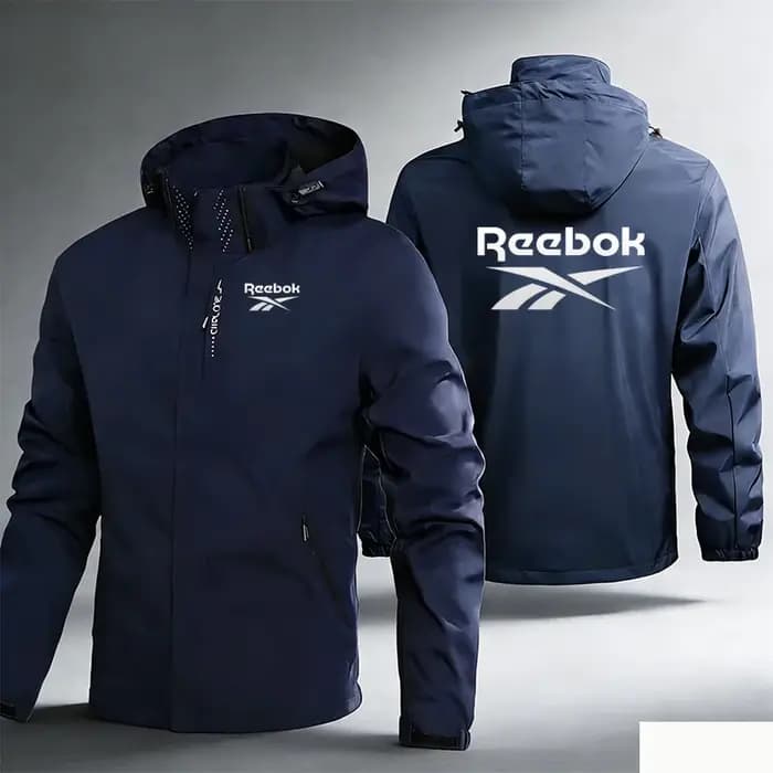 Veste de cyclisme imperméable pour homme avec logo Reebok / Vêtements de VTT / Manteau