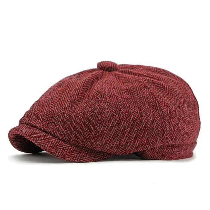Casquette plate en sergé pour hommes et femmes
