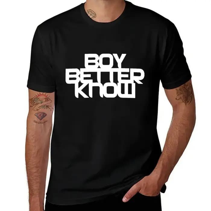 BBK Boy Better Know T-Shirt t-shirts pour homme coupe ajustée hommes