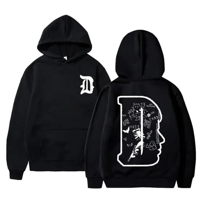 Rappeur Duki Merch sweat à capuche unisexe décontracté polaire coton pull mâle tendance
