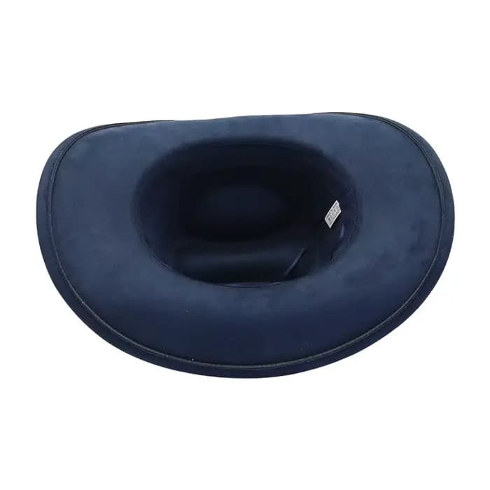 Chapeau de cowboy occidental en daim, style tendance, avec pompon et ceinture, protection solaire, v