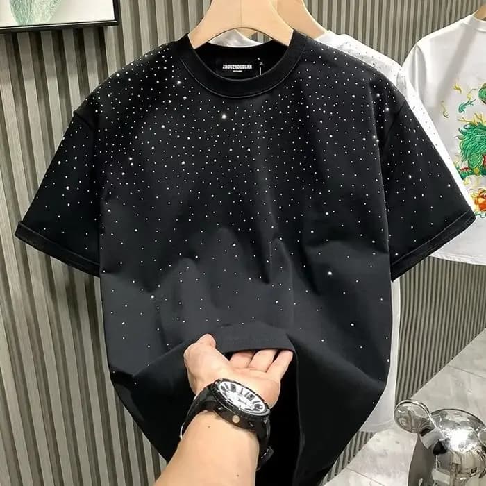 T-shirt d'été pour homme à col rond