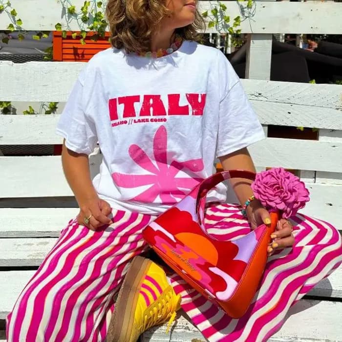 T-Shirt imprimé Vintage pour femmes