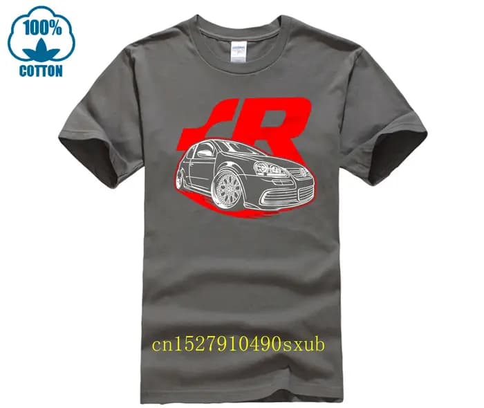 Golf MK5 R32 t-shirt hommes haute qualité col rond cool homme T-shirt