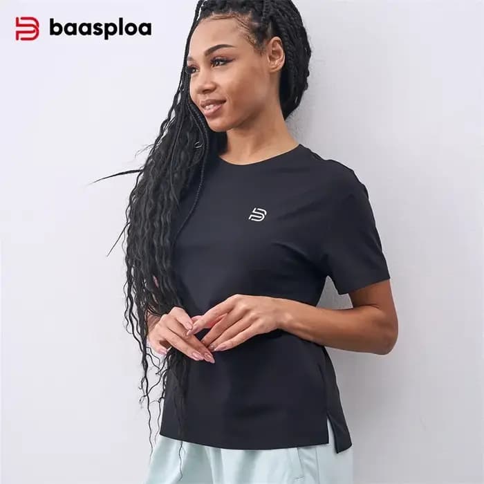 Baasploa T-shirt de sport pour femme
