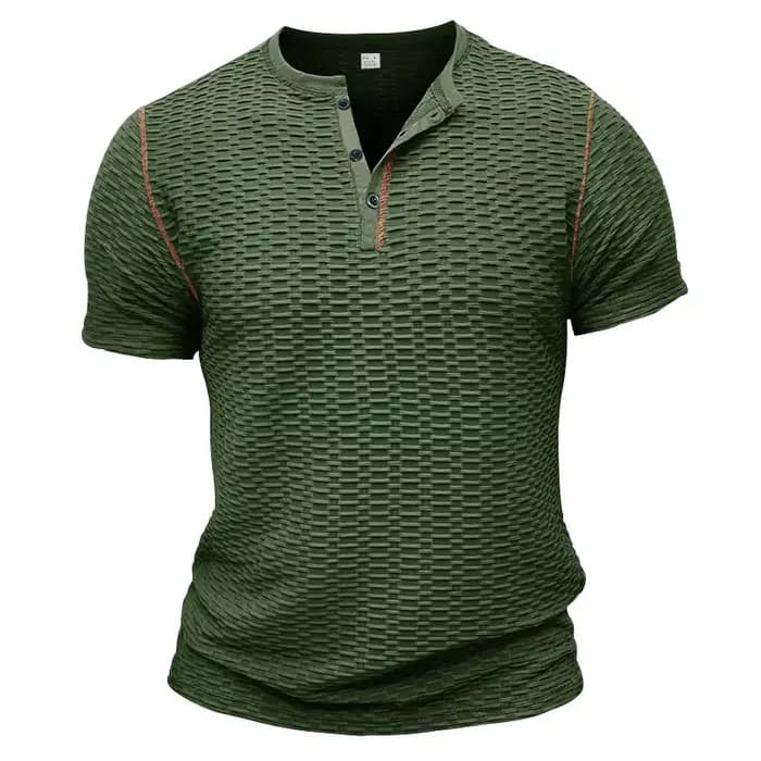 T-shirt d'été pour homme, respirant, léger, à séchage rapide et anti-rides, adapté aux activités de